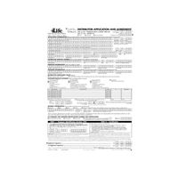 Distributor Application and Agreement Forms